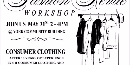 4-H Fashion Revue Workshop