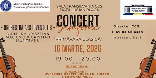 Concert Simfonic - Prim\u0103vara Clasic\u0103 (Orchestra Ars Iuventutis)
