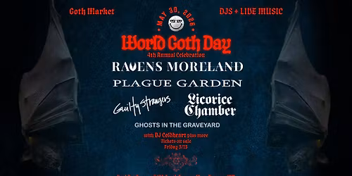 World Goth Day at Real Art Tacoma - Goth Market + Live Bands + DJs