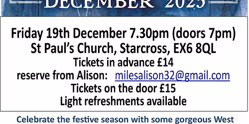 MIDWINTER TOUR, JIM CAUSLEY & MIRANDA SYKES