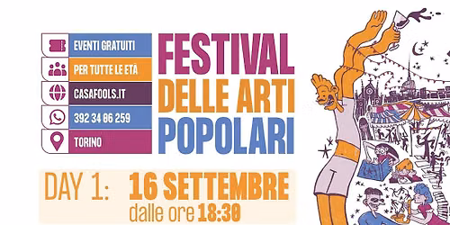 GIORNO 1 - Festival delle Arti Popolari