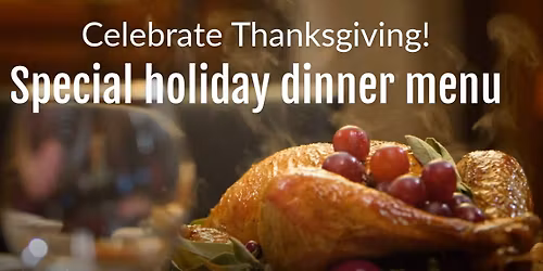 Roxx on Main special Thanksgiving take-out dinner