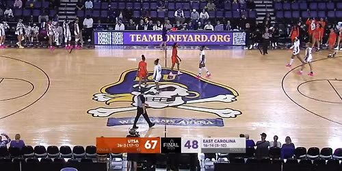 UTSA Roadrunners at East Carolina Pirates Mens Basketball