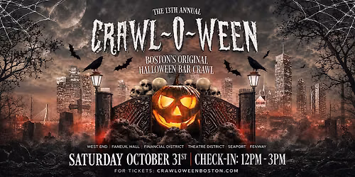 Crawl-O-Ween 2026: Boston's Official Halloween Bar Crawl
