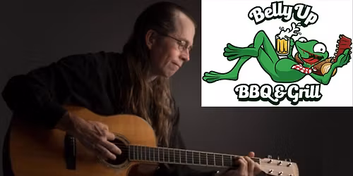 Man In Plaid at Belly Up BBQ