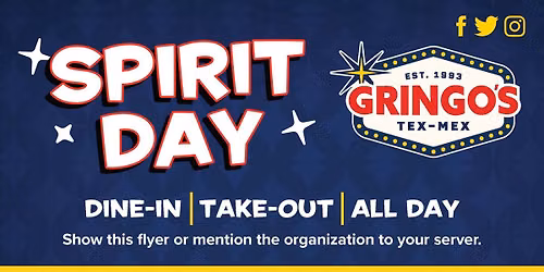 Gringo\u2019s Spirit Night