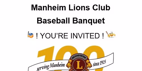 Manheim Lions Baseball Banquet