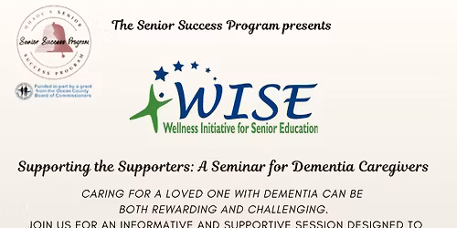 Supporting the Supporters: A Seminar for Dementia Caregivers