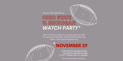 Game Day at The Archive: OSU vs. Michigan