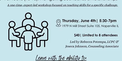 Psycho-Educational Group: For Teens (15-18): Navigating Boundaries & Relationships