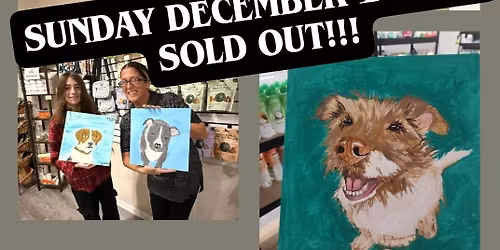 Guided Paint Your Pet Night at Rachel's Pet Supply