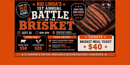 Rio Linda's 1st Annual Battle of The Brisket