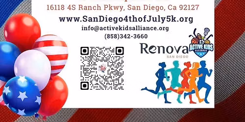 Active Kids Alliance Fourth of July Fun Run!