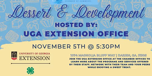 Dessert & Development with UGA Extension Office McIntosh