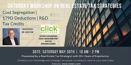 Greater Las Vegas REIA Saturday Workshop