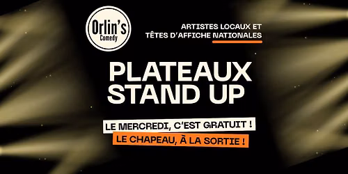 Spectacle Stand Up Plateaux - Mercredi 21/10/2026
