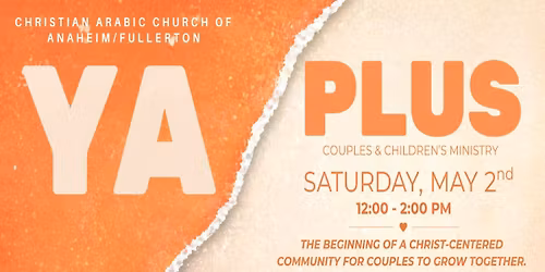 YA Plus Kick-off Meeting - Couples & Children's Ministry
