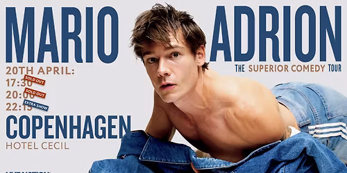 Mario Adrion - The Superior Comedy Tour \/\/ Hotel Cecil \/\/ 20. april 2026 - UDSOLGT
