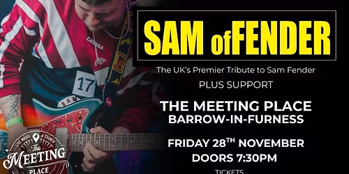 SAM OFFENDER (Sam Fender Tribute) Plus support TBC