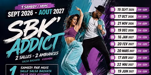 Les Soir\u00e9es SBK'ADDICT Saison 2026-2027
