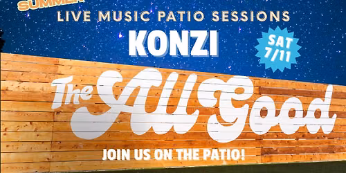 Summer Live Music Patio Sessions: KONZI