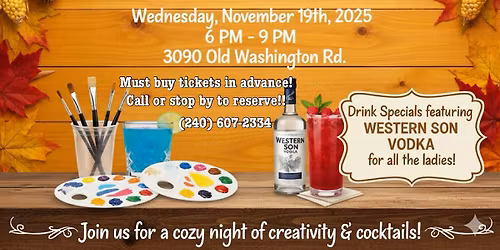 Paint and Sip-Ladies Night! 