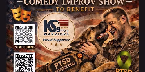 Completely Stranded Improv Comedy Show to Benefit K9 for Warriors