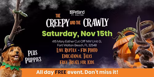 Creepy Crawling Event at Ft. Walton Beach