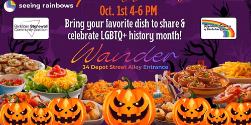 Monthly Potluck with seeing rainbows.