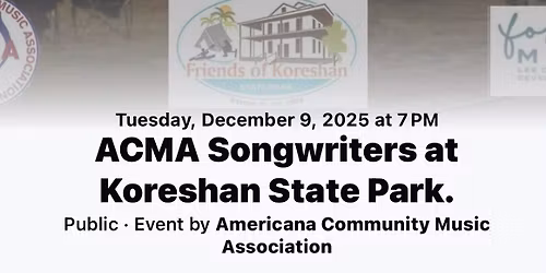 ACMA Songwriter Showcase