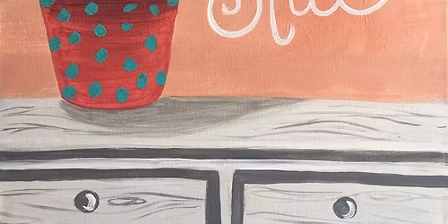 \ud83c\udfa8\ud83d\udd6f\ufe0f Paint and Sip: Be Still \ud83c\udf3f\ud83c\udf0a