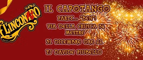 L'INCONTRO.... CAPOTANGO PARTY                " BEN" \ud83e\udd42              tj Davide Piubello