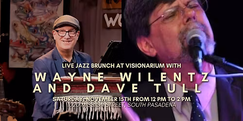 Live Jazz Brunch at Visionarium!