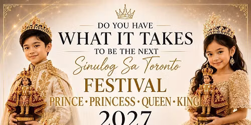 Sinulog Sa Toronto 2027 Pageant & Vendors' Gala Night 2026