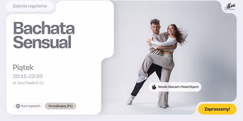 Bachata Sensual z Natali\u0105 & Paw\u0142em dla pocz\u0105tkuj\u0105cych (P1)
