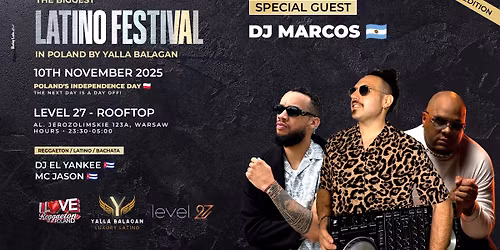 LATINO FESTIVAL ON THE ROOFTOP | LEVEL 27