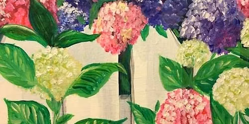 \ud83c\udf38\ud83c\udfa8 Paint & Sip: Heavenly Hydrangea \ud83c\udf77\u2728