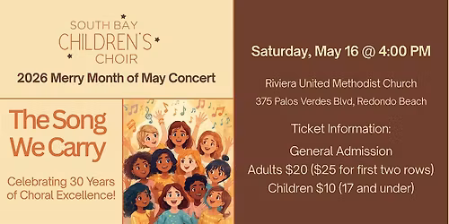 2026 Merry Month of May Concert