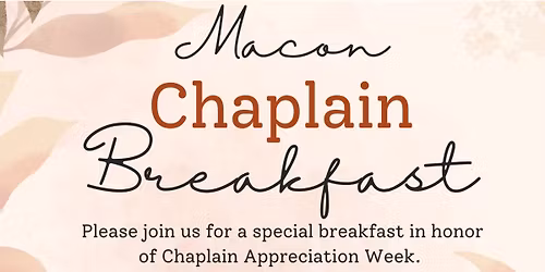 Macon Community Chaplain Breakfast