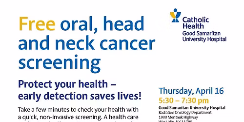 Free Oral, Head & Neck Cancer Screening
