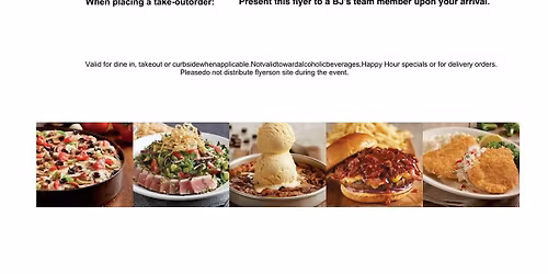 Spirit Night at BJ's Restaurant & Brewhouse