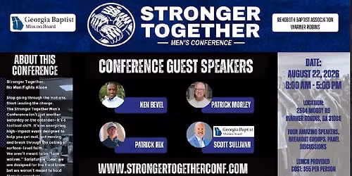 Stronger Together Men\u2019s Conference 