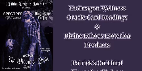 Oracle Card Readings at The Widow's Ball