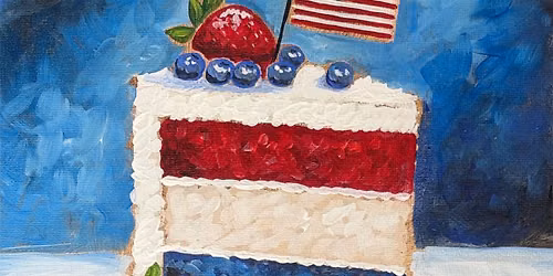 Party In The USA Canvas Paint and Sip