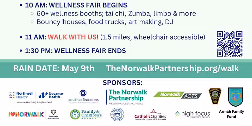 5th annual NorWALK for Mental Health: Walk + Wellness Fair