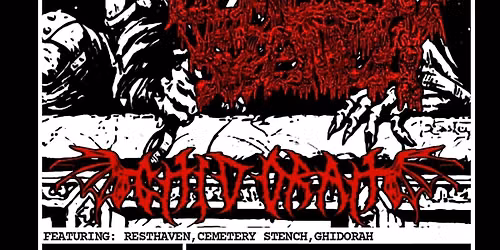 VIOLATOUR - DOORS PUB HAMILTON, ON - RESTHAVEN\/CEMETERY STENCH\/GHIDORAH