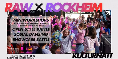 Kulturnatt - RAW Dance Studio X Rockheim