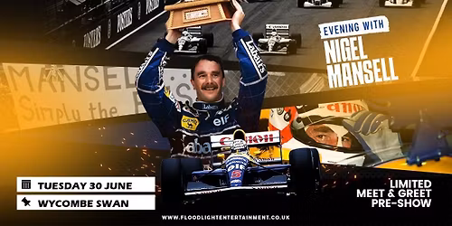 Evening With Nigel Mansell Wycombe Swan Theatre