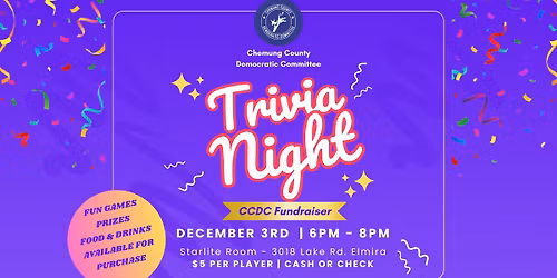 Trivia Night - Hosted by CCDC