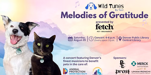 Melodies of Gratitude IV: A benefit concert for Denver Animal Shelter